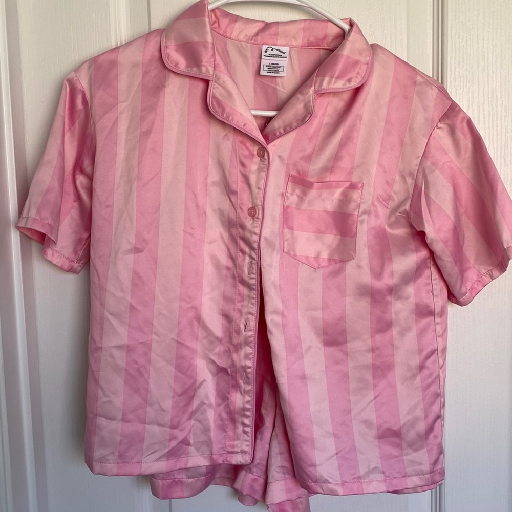 Satin short pajamas